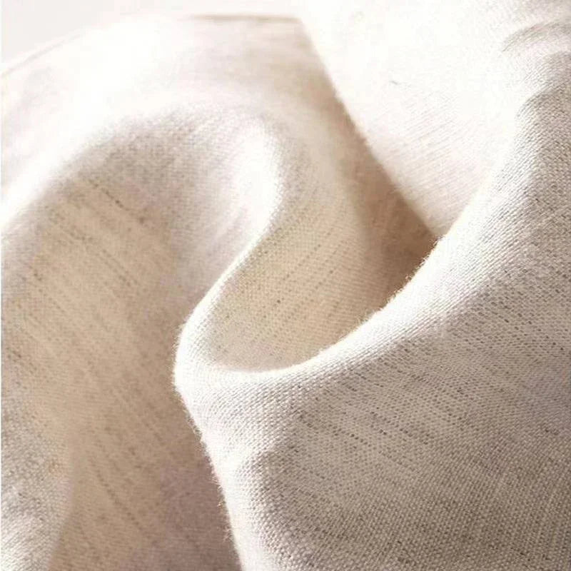 Summer Baggy Cotton Linen Pants Women Elegant High Waist White Wide Leg Pants Woman Casual Loose Straight Full Trousers Female