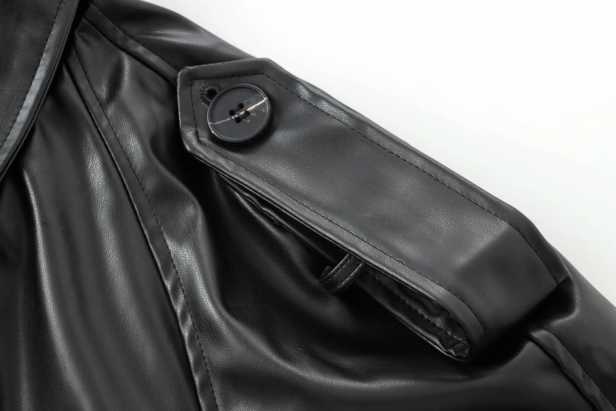 MUJER Faux Leather Bomber Jackets for Women Fashion Cropped Jacket Woman Streetwear Outerwears Long Sleeve Jacket Women Coats