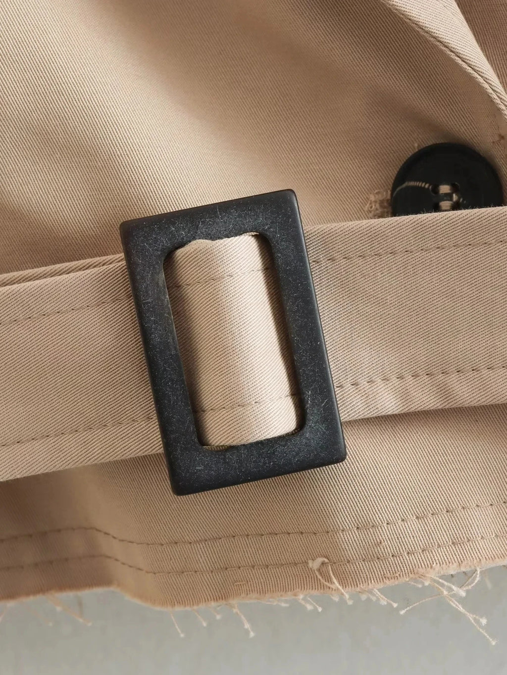 2024 Belt Cropped Trench Spring Jacket Women Vintage Streetwear Double Breasted Long Sleeve Top Female Coat Outfits