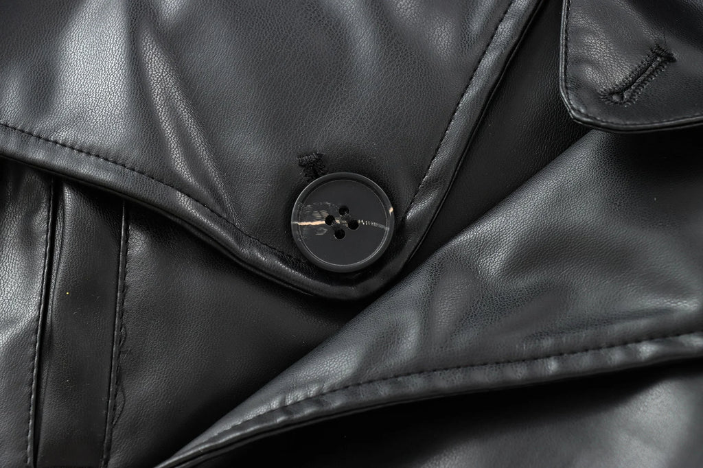 MUJER Faux Leather Bomber Jackets for Women Fashion Cropped Jacket Woman Streetwear Outerwears Long Sleeve Jacket Women Coats